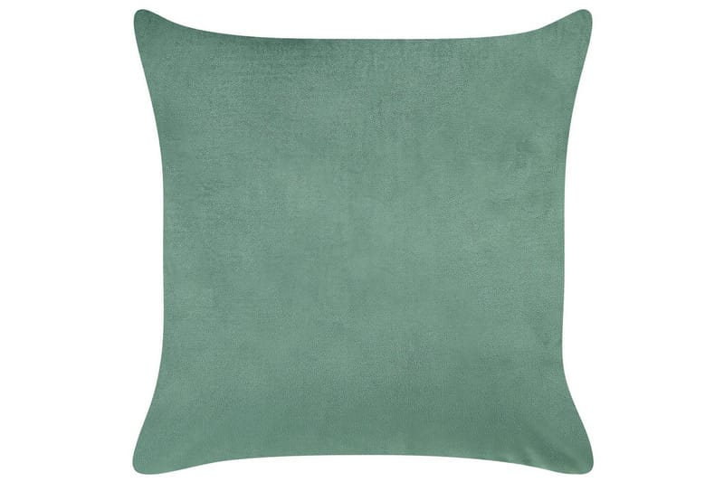 Pyntepuder Yuzuri sæt af 2 Grøn/guld - Grøn/guld - Tekstiler - Pude & plaid - Pyntepuder & pudebetræk