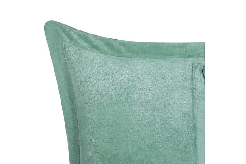 Pyntepuder Zinnia sæt af 2 Grøn, Firkantet - Grøn, Firkantet - Tekstiler - Pude & plaid - Pyntepuder & pudebetræk