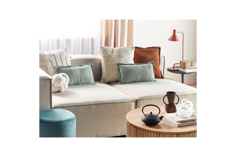 Pyntepuder Zinnia sæt af 2 Grøn, Rektangulær - Grøn, Rektangulær - Tekstiler - Pude & plaid - Pyntepuder & pudebetræk