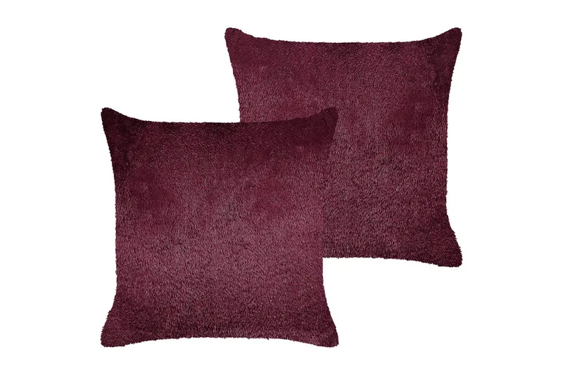 Pyntepuder Pilea sæt af 2 Rød - Rød - Tekstiler - Pude & plaid - Udendørs puder