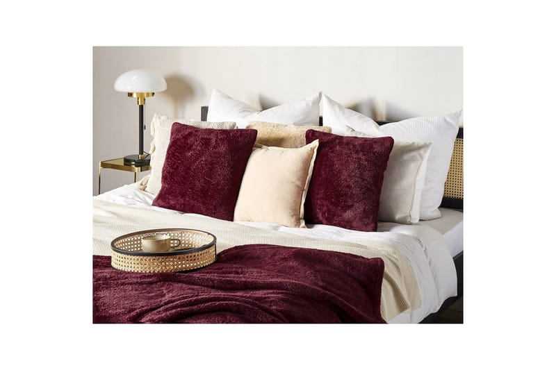 Pyntepuder Pilea Rød - Rød - Tekstiler - Pude & plaid - Udendørs puder