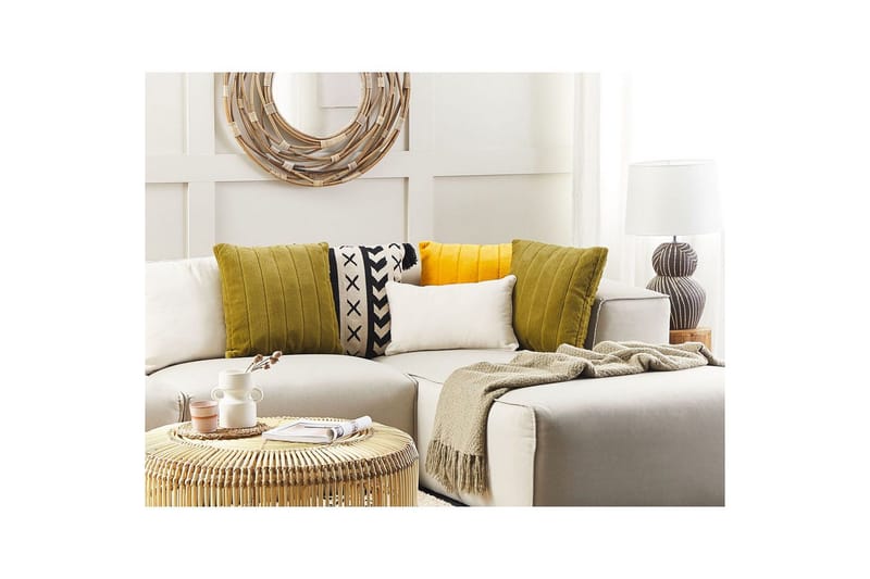 Pyntepuder Pumila sæt med 2 Grøn - Grøn - Tekstiler - Pude & plaid - Pyntepuder & pudebetræk