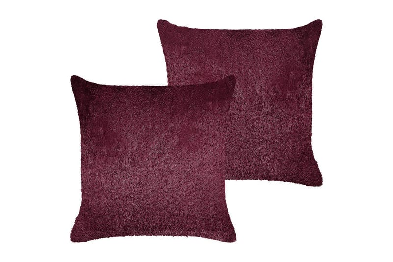 Pyntepuder Pilea sæt af 2 Rød - R�ød - Tekstiler - Pude & plaid - Udendørs puder
