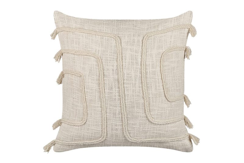 Pyntepuder Pleione sæt af 2 Beige - Beige - Tekstiler - Pude & plaid - Udendørs puder
