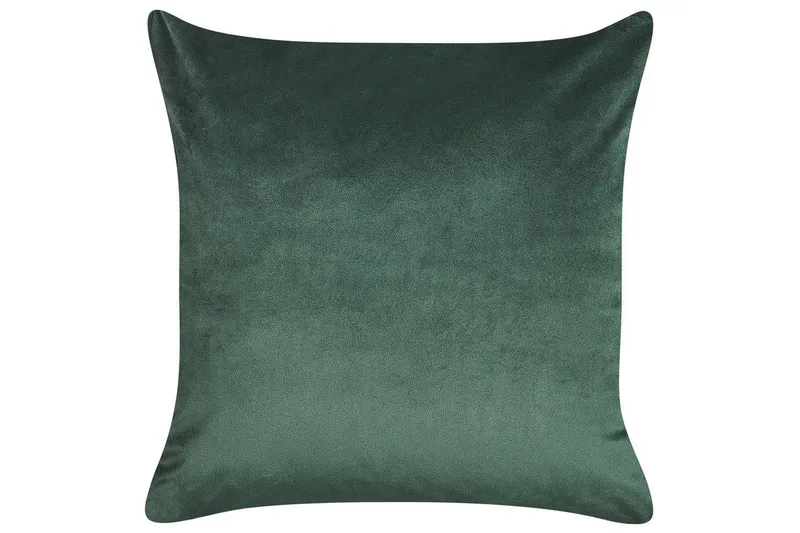 Pyntepuder Philodendron sæt af 2 Grøn/guld - Grøn/guld - Tekstiler - Pude & plaid - Pyntepuder & pudebetræk