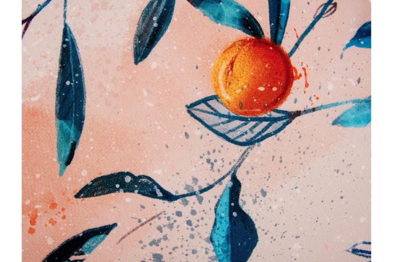 Richelu Udendørspude 40 cm Rund - Orange - Tekstiler - Pude & plaid - Udendørs puder