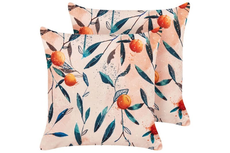 Richelu Udendørspude 45x45 cm - Orange - Tekstiler - Pude & plaid - Udendørs puder