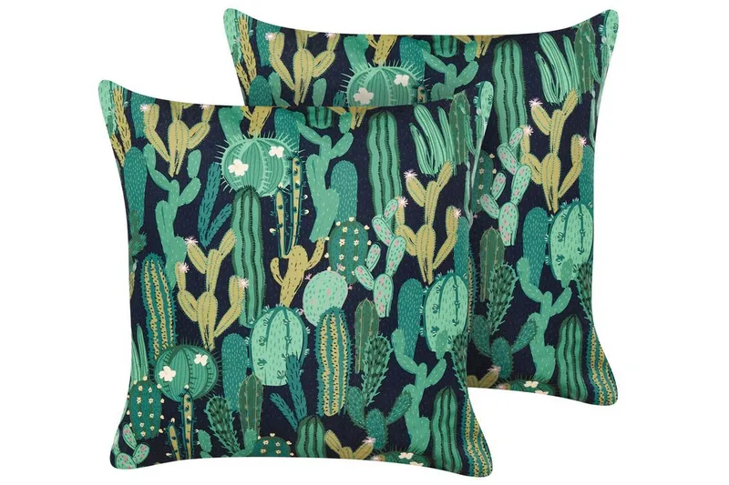 Ruffano Udendørspude 45x45 cm - Grøn/Blå - Tekstiler - Pude & plaid - Udendørs puder