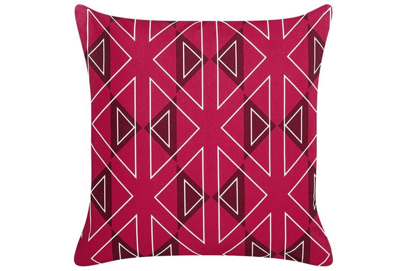 Santa Rosa Udendørspude 45x45 cm, Pink/Hvid