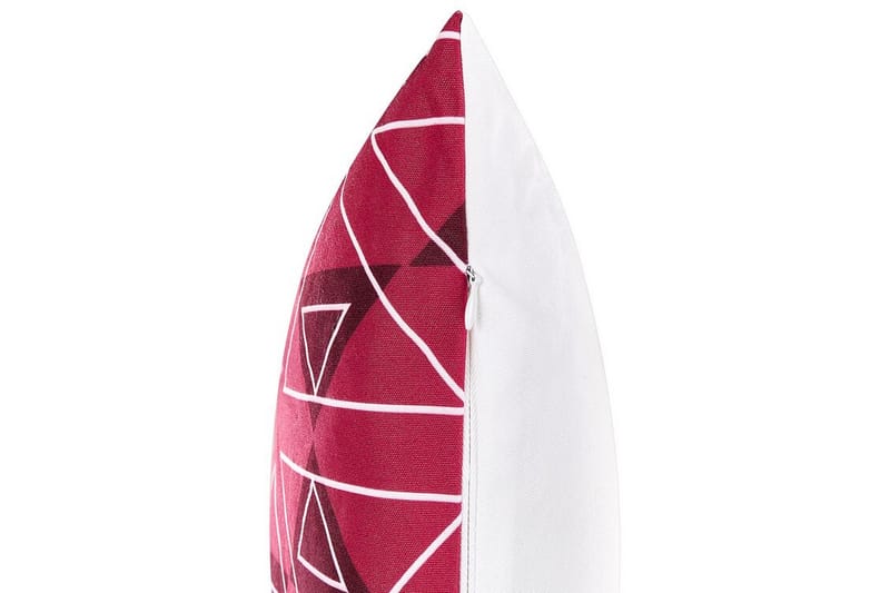 Santa Rosa Udendørspude 45x45 cm - Pink/Hvid - Tekstiler - Pude & plaid - Udendørs puder