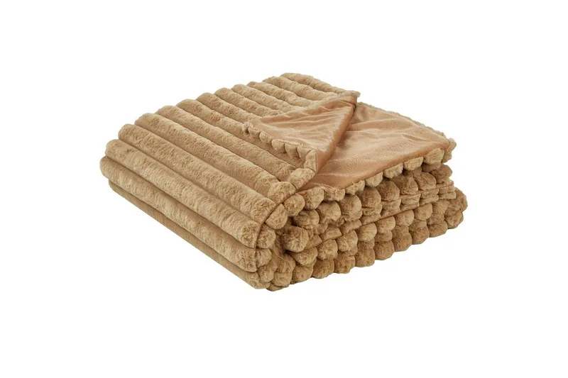 Sengetæppe Rakya Brun, 150x200 cm, Brun, 150x200 cm