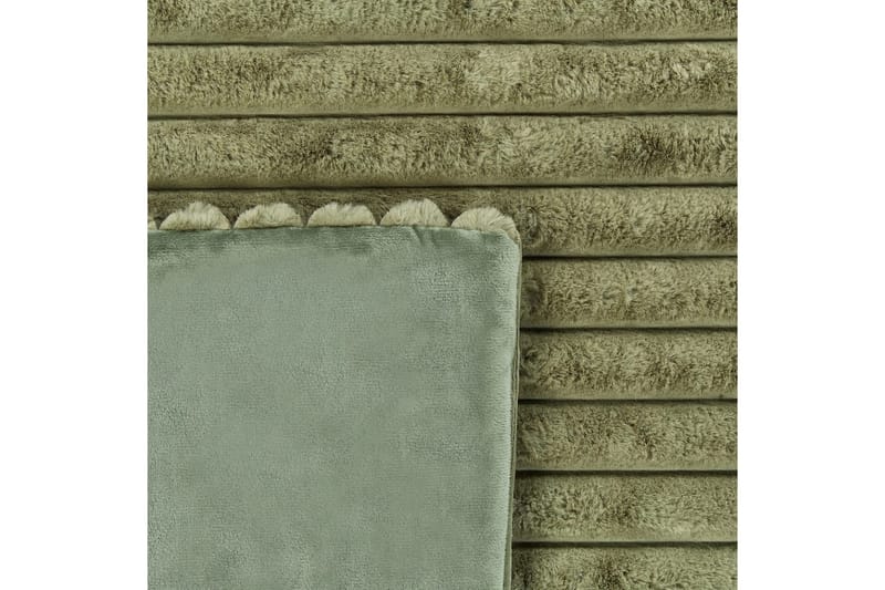 Sengetæppe Rakya Grøn, 200x220 cm - Grøn, 200x220 cm - Tekstiler - Pude & plaid - Tæpper & plaider