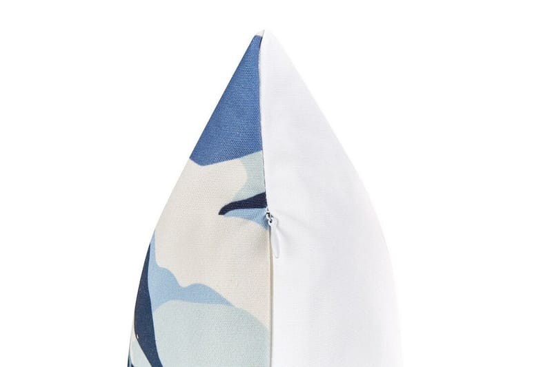 Smithers Udendørspude 42x60 cm - Blå/Hvid - Tekstiler - Pude & plaid - Udendørs puder