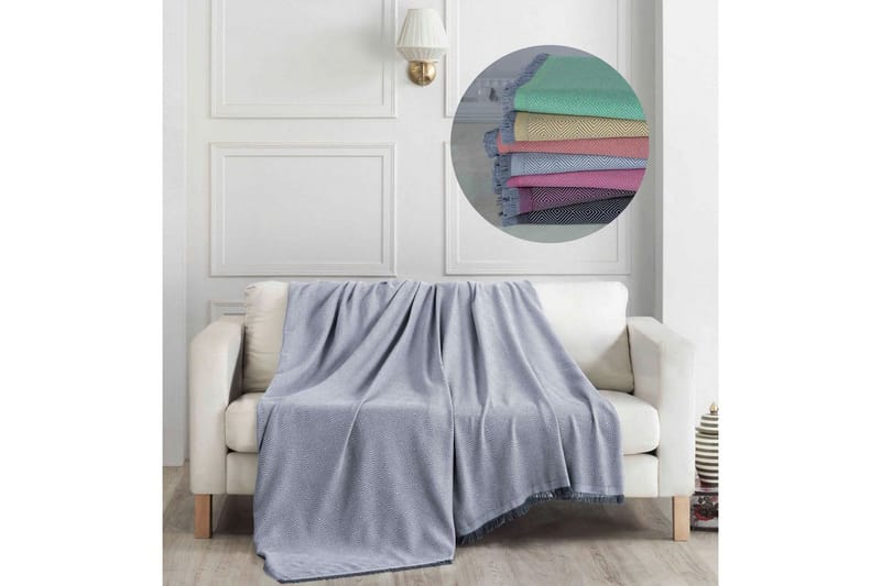 Sofabetræk Athodna Grå - Grå - Tekstiler - Pude & plaid - Tæpper & plaider