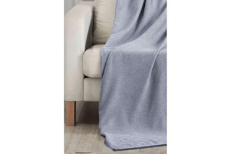 Sofabetræk Athodna Grå - Grå - Tekstiler - Pude & plaid - Tæpper & plaider