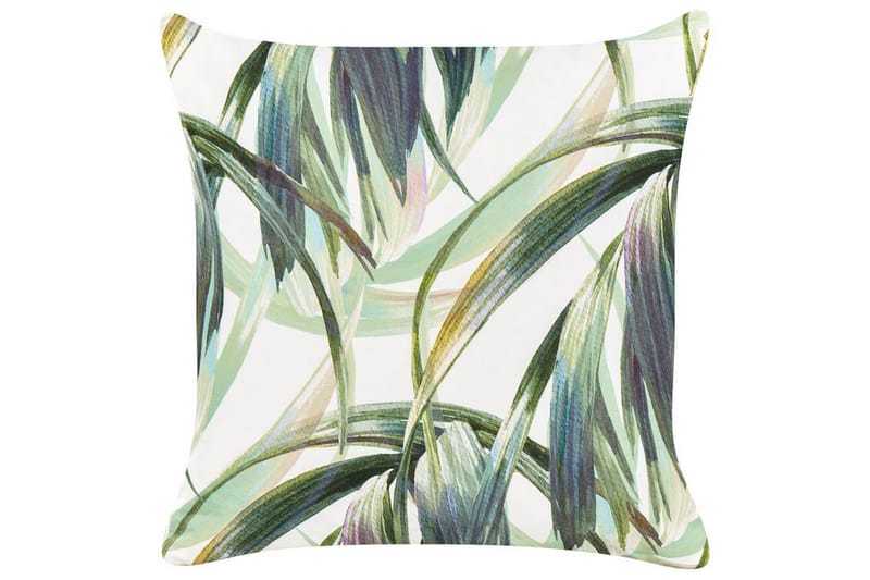 Sorel Udendørspude 45x45 cm, Grøn/Hvid