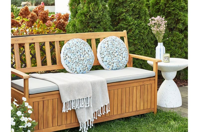 Specchia Udendørspude 40 cm Rund 2 stk - Blå/Grøn/Gul - Tekstiler - Pude & plaid - Udendørs puder