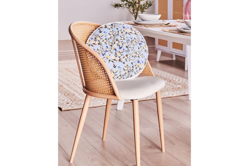 Specchia Udendørspude 40 cm Rund - Blå/Grøn/Gul - Tekstiler - Pude & plaid - Udendørs puder
