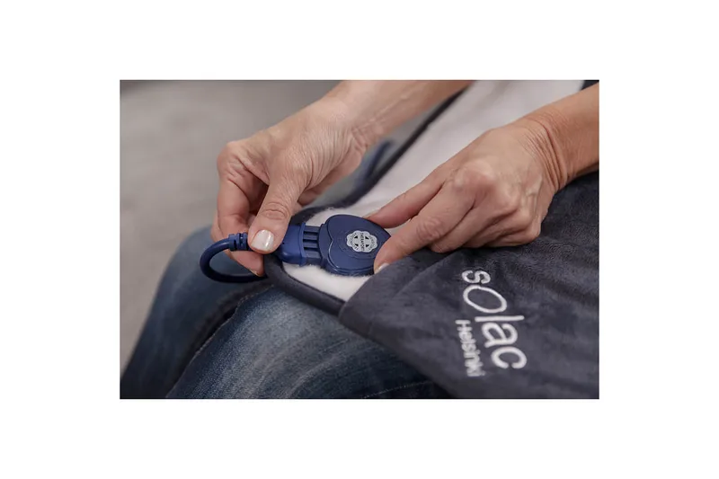 Ergonomisk Varmepude Solac Helsinki Nakke & Lænderyg - Sort - Tekstiler - Pude & plaid - Specialpude - Hvedepude & varmepude