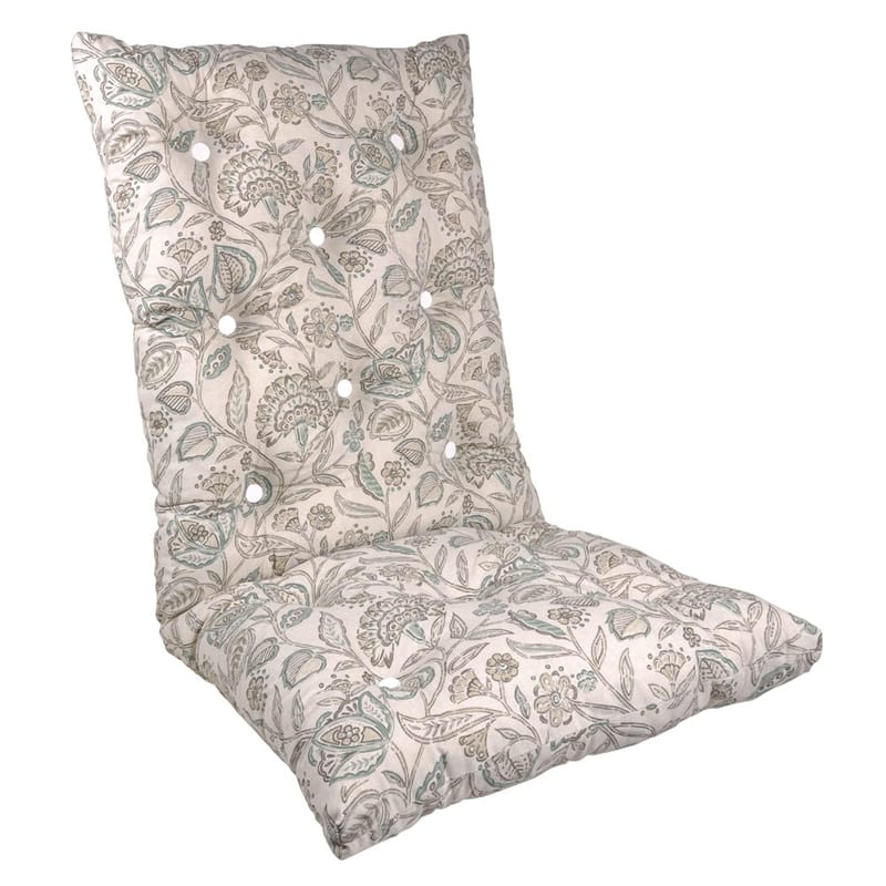 Sæde- og rygpude udendørs Flock Høj, Vin grøn