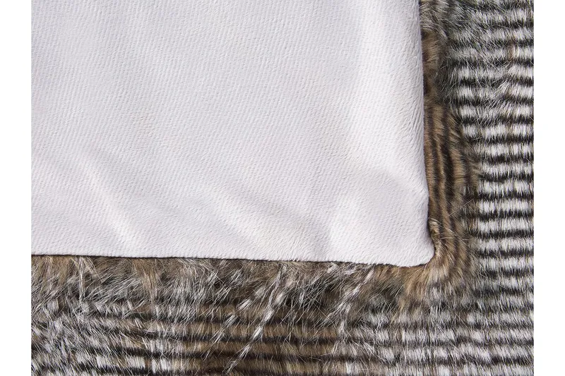 Asdad Plaid 150x200 cm Tosidet - Brun/Hvid - Tekstiler - Pude & plaid - Tæpper & plaider