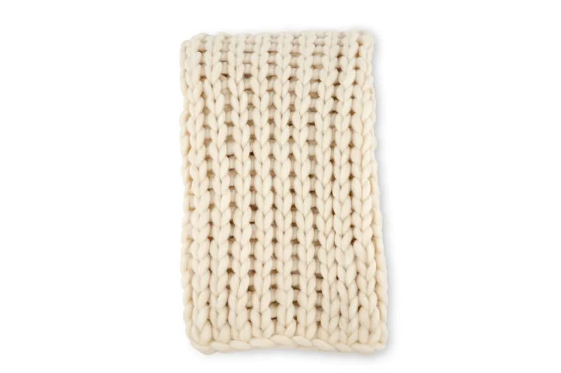 Kate Plaid 130x170 cm - Beige - Tekstiler - Pude & plaid - Tæpper & plaider