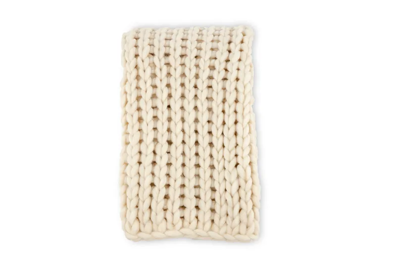 Kate Plaid 130x170 cm - Beige - Tekstiler - Pude & plaid - Tæpper & plaider