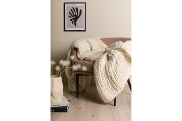 Kate plaid 130x170 cm - Beige - Tekstiler - Pude & plaid - Tæpper & plaider
