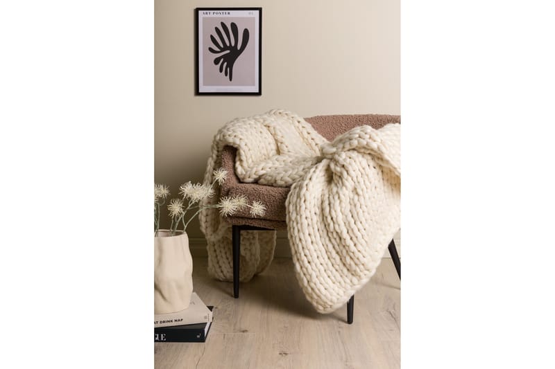 Kate plaid 130x170 cm - Beige - Tekstiler - Pude & plaid - Tæpper & plaider