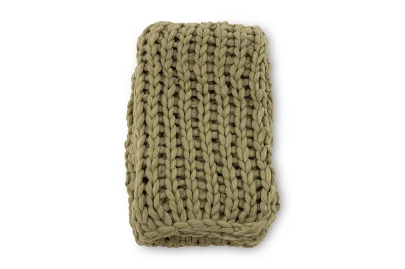 Kate Plaid 130x170 cm - Mørkegrønn - Tekstiler - Pude & plaid - Tæpper & plaider