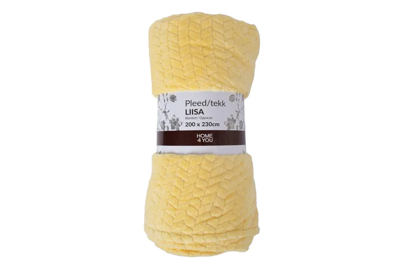 Liisa Tæppe XL 200x230 cm Gul, undefined
