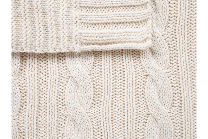 Macmartin Plaid 110x180 cm - Beige - Tekstiler - Pude & plaid - Tæpper & plaider