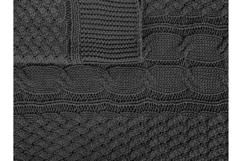Middagh Plaid 140x170 cm - Grå - Tekstiler - Pude & plaid - Tæpper & plaider
