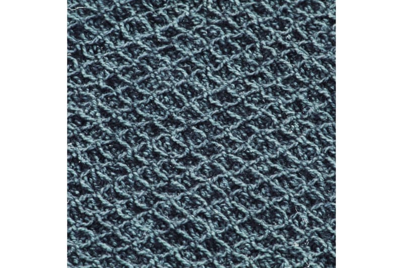 plaid 125 x 150 cm bomuld indigoblå - Blå - Tæpper & plaider