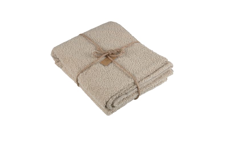 Sadiya Plaid 120x150 cm - Sand - Tekstiler - Pude & plaid - Tæpper & plaider
