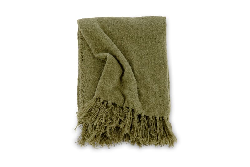 Stanly Plaid 130x170 cm - Grønn - Tekstiler - Pude & plaid - Tæpper & plaider