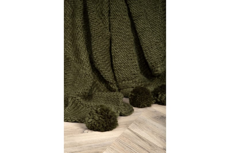 Stavie Plaid 130x170 cm - Grøn - Tæpper & plaider