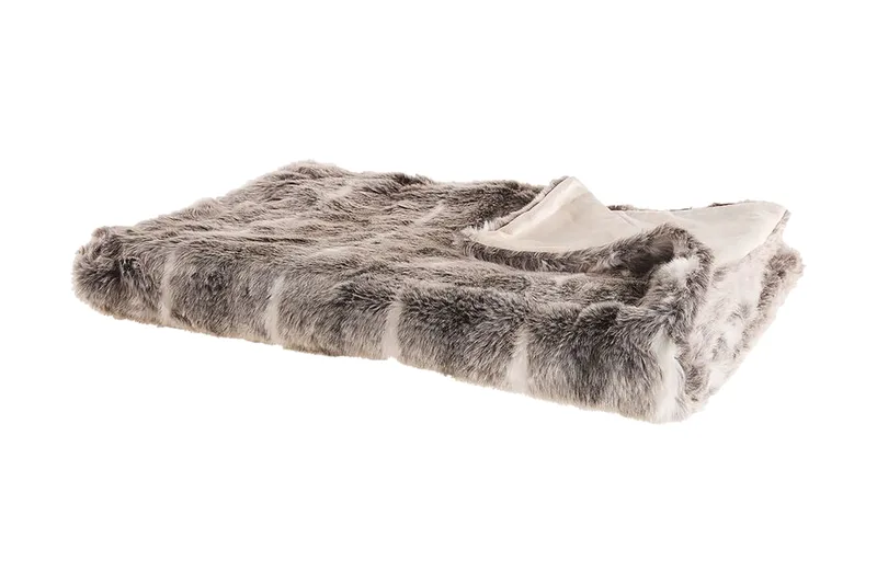 Taddart Plaid 150x200 cm Tosidet, Brun/Hvid