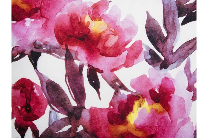 Trepuzzi Udendørspude 40 cm Rund - Hvid/Pink - Tekstiler - Pude & plaid - Udendørs puder