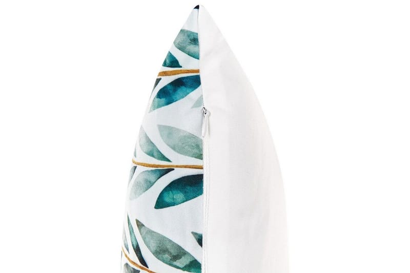 Tricase Udendørspude 42x60 cm - Hvid/Grøn - Tekstiler - Pude & plaid - Udendørs puder