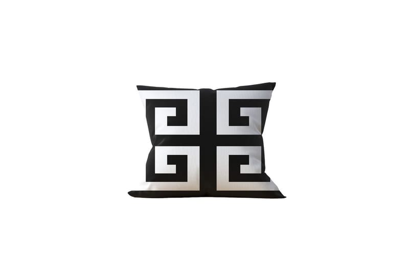 Tyrell Pyntepude 43x43 cm, Sort/Hvid