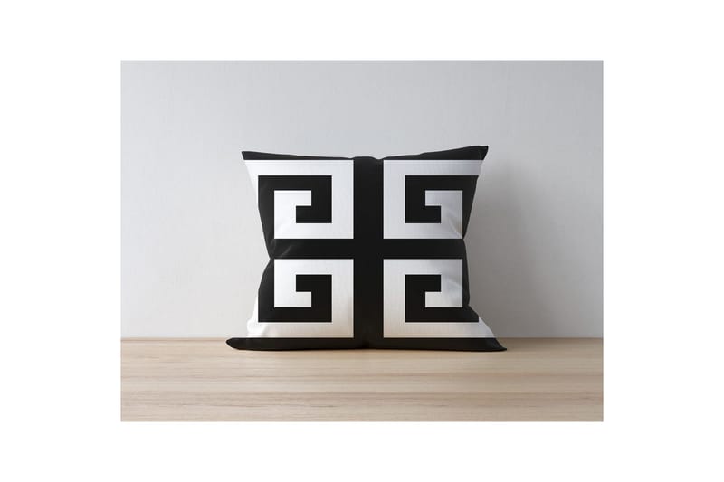 Tyrell Pyntepude 43x43 cm - Sort/Hvid - Tekstiler - Pude & plaid - Pyntepuder & pudebetræk