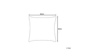 Candeda Havepude 2-pak 40x40 cm - Flerfarvet - Tekstiler - Pude & plaid - Udendørs puder