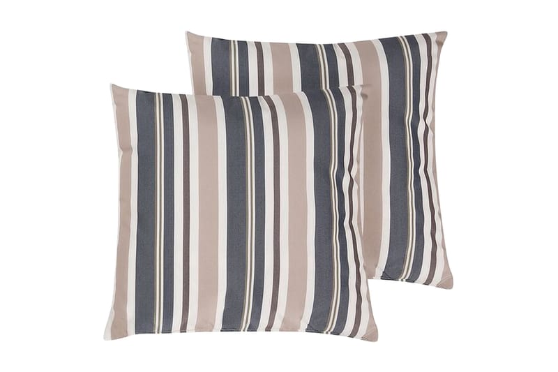 Candeda Havepude 2-pak 40x40 cm - Flerfarvet - Tekstiler - Pude & plaid - Udendørs puder