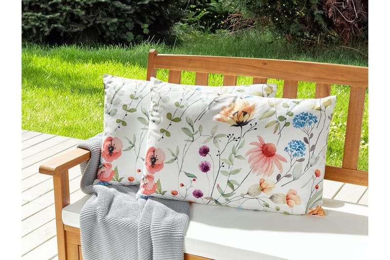 Unity Udendørspude 42x60 cm - Hvid - Tekstiler - Pude & plaid - Udendørs puder