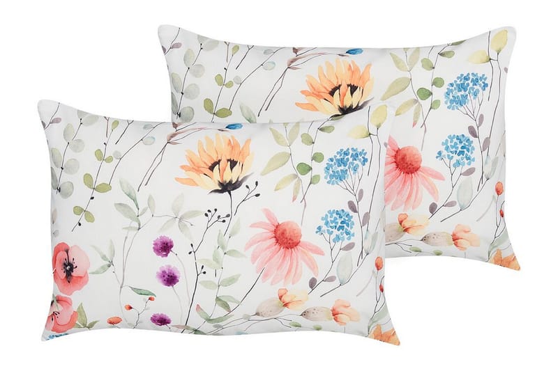 Unity Udendørspude 42x60 cm - Hvid - Tekstiler - Pude & plaid - Udendørs puder