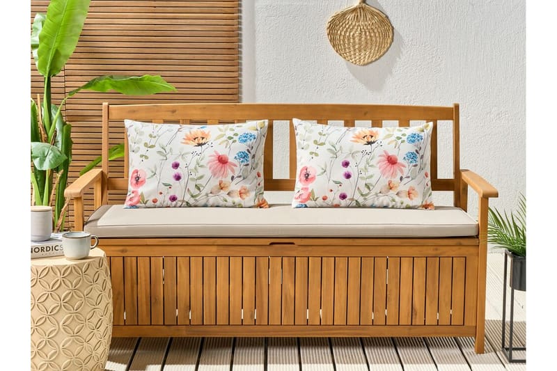 Unity Udendørspude 42x60 cm - Hvid - Tekstiler - Pude & plaid - Udendørs puder