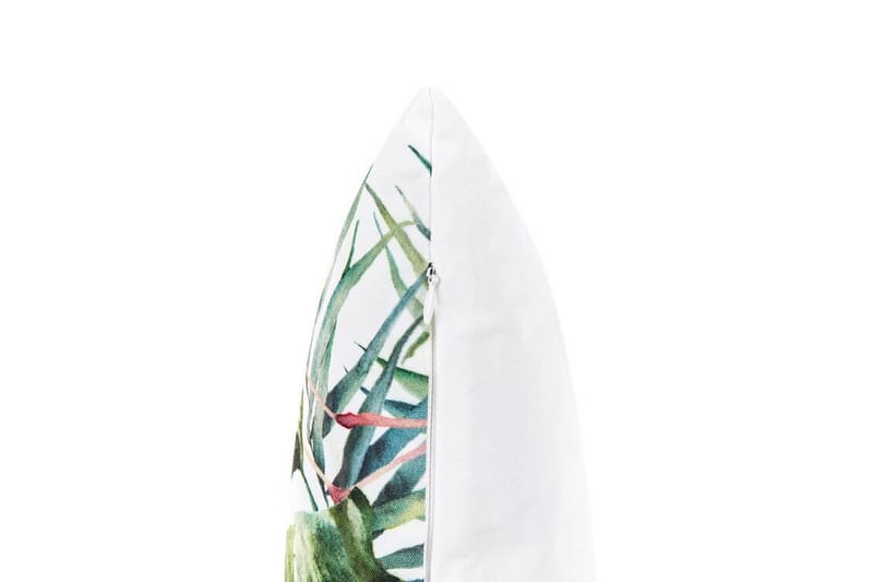 Visper Udendørspude 45x45 cm - Hvid/Grøn/Pink - Tekstiler - Pude & plaid - Udendørs puder