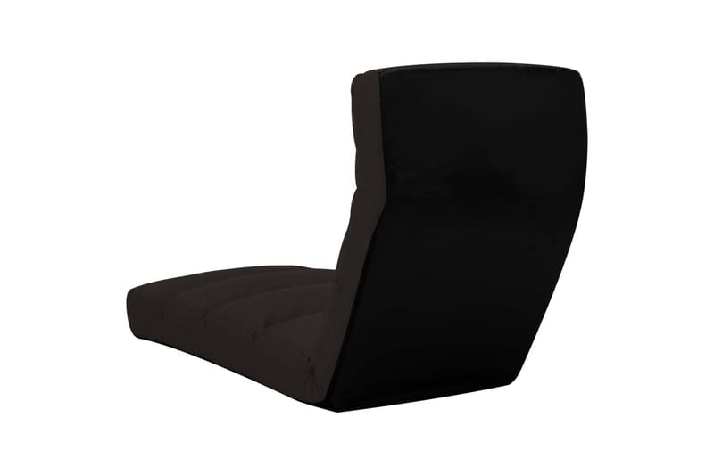 foldbar gulvstol kunstlæder brun - Brun - Sædehynder