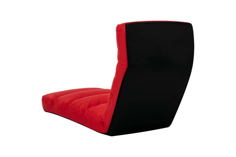 foldbar gulvstol kunstlæder rød - Rød - Sædehynder